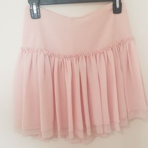 banana republic pink drop waist skirt
